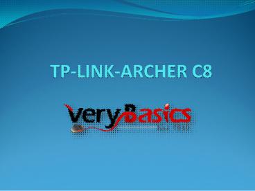 TP-LINK-ARCHER C8