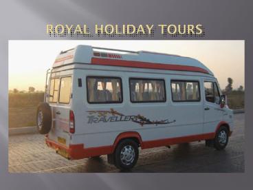 9 Seater to 15 Seater Tempo Traveller on Rent