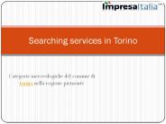 Searching services in Torino