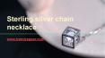 Sterling Silver Chain Necklace PowerPoint PPT Presentation