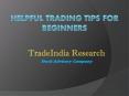 Helful Trading Tips For Beginners PowerPoint PPT Presentation