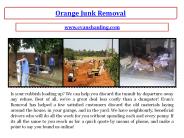 Orange Junk Removal