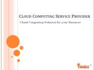 Cloud Computing Service Provider