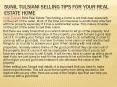 Sunil Tulsiani Selling Tips for Your Real Estate Home PowerPoint PPT Presentation