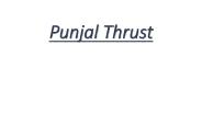 punjal thrust pakistan