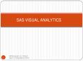 SAS VISUAL ANALYTICS TRAINING PowerPoint PPT Presentation