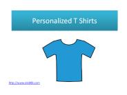 Personalised T-shirts