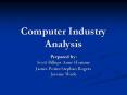 Computer industry PowerPoint PPT Presentation