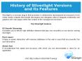 History of Silverlight Versions and its Features - CRB Tech PowerPoint PPT Presentation