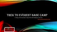 Everest Base Camp Trekking | Himalayas On Foot