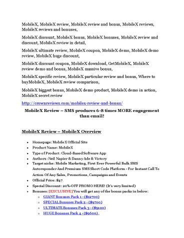 MobileX review and (Free) $21,400 Bonus & Discount