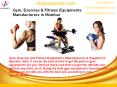 Gym, Exercise & Fitness Equipments Manufacturers in Mumbai PowerPoint PPT Presentation