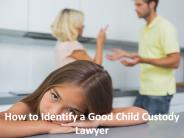 How to Identify a Good Child Custody Lawyer