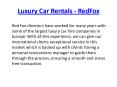 Luxury Car Rentals - RedFox PowerPoint PPT Presentation