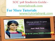 SOC 308 Students Guide -tutorialrank.com