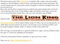 The Lion King Musical PowerPoint PPT Presentation