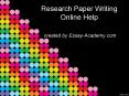Research Paper Writing Online Help PowerPoint PPT Presentation
