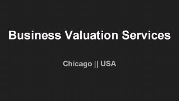 Get Best Business Valuation Services