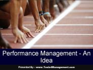 Performance Management - An Idea