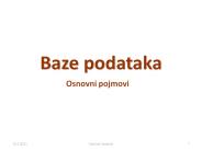 Baze podataka