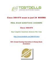 Pass4sure 300-075 Practice Questions