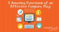 5 amazing functions of an effective company blog PowerPoint PPT Presentation