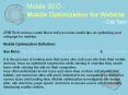 Mobile SEO : Mobile Optimization for Website -Crb Tech PowerPoint PPT Presentation