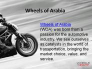 Wheels of Arabia - Motorcycle Showroom