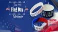 Celebrate This Flag Day Proudly With Silicone Wristbands PowerPoint PPT Presentation