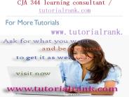 CJA 344 Course Success Begins / tutorialrank.com