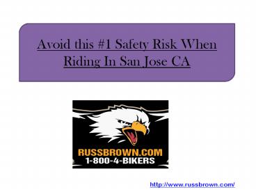 Avoid this #1 Safety Risk When Riding In San Jose CA