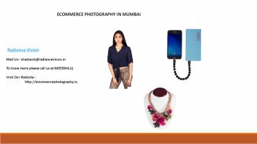 Ecommerce Photography in Mumbai