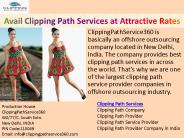 Avail Clipping Path Services at Attractive Rates