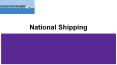 National Shipping Service PowerPoint PPT Presentation