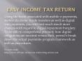 123 easy income tax return filing service PowerPoint PPT Presentation