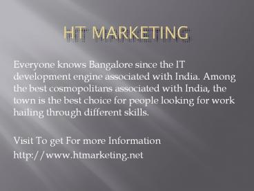 ht marketing