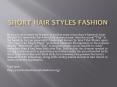 short hairstyles fashion PowerPoint PPT Presentation