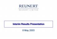 Interim Results Presentation