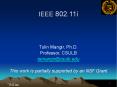 IEEE 802.11i PowerPoint PPT Presentation