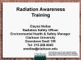 Radiation Awareness Training PowerPoint PPT Presentation