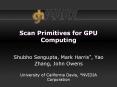 Scan Primitives for GPU Computing PowerPoint PPT Presentation