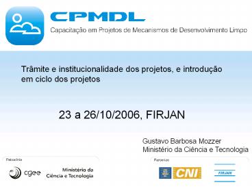 23 a 26/10/2006, FIRJAN