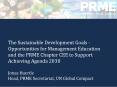 The Sustainable Development Goals - Opportunities for Management Education and the PRME Chapter CEE to Support Achieving Agenda 2030 PowerPoint PPT Presentation