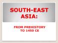 SOUTH-EAST ASIA: PowerPoint PPT Presentation