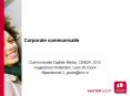 Corporate communicatie PowerPoint PPT Presentation