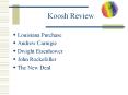 Koosh Review PowerPoint PPT Presentation