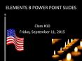 ELEMENTS%20B%20POWER%20POINT%20SLIDES PowerPoint PPT Presentation