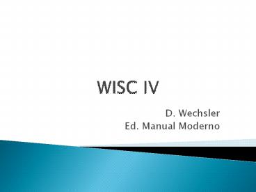 WISC IV