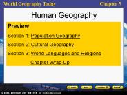 Human Geography