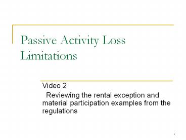 Passive%20Activity%20Loss%20Limitations